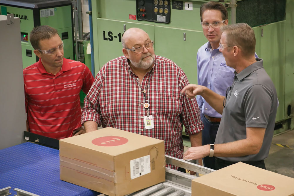 AEC and Beloit Team Discuss Sortation and Conveyor Solution with DISH Network